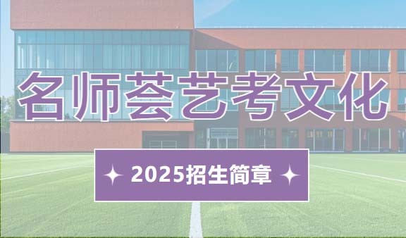 成都名师荟2025届艺考文化课培训班