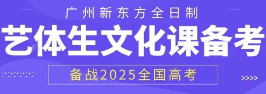 2025届广州新东方艺考文化课集训班